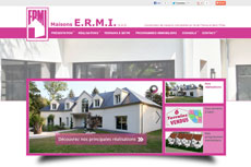 Média réf. 241 (1/1): Site Internet officiel du constructeur Maisons E.R.M.I.