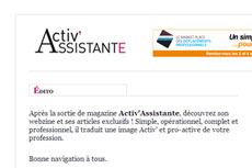 Média réf. 242 (1/1): Newsletter Activ'Assistante